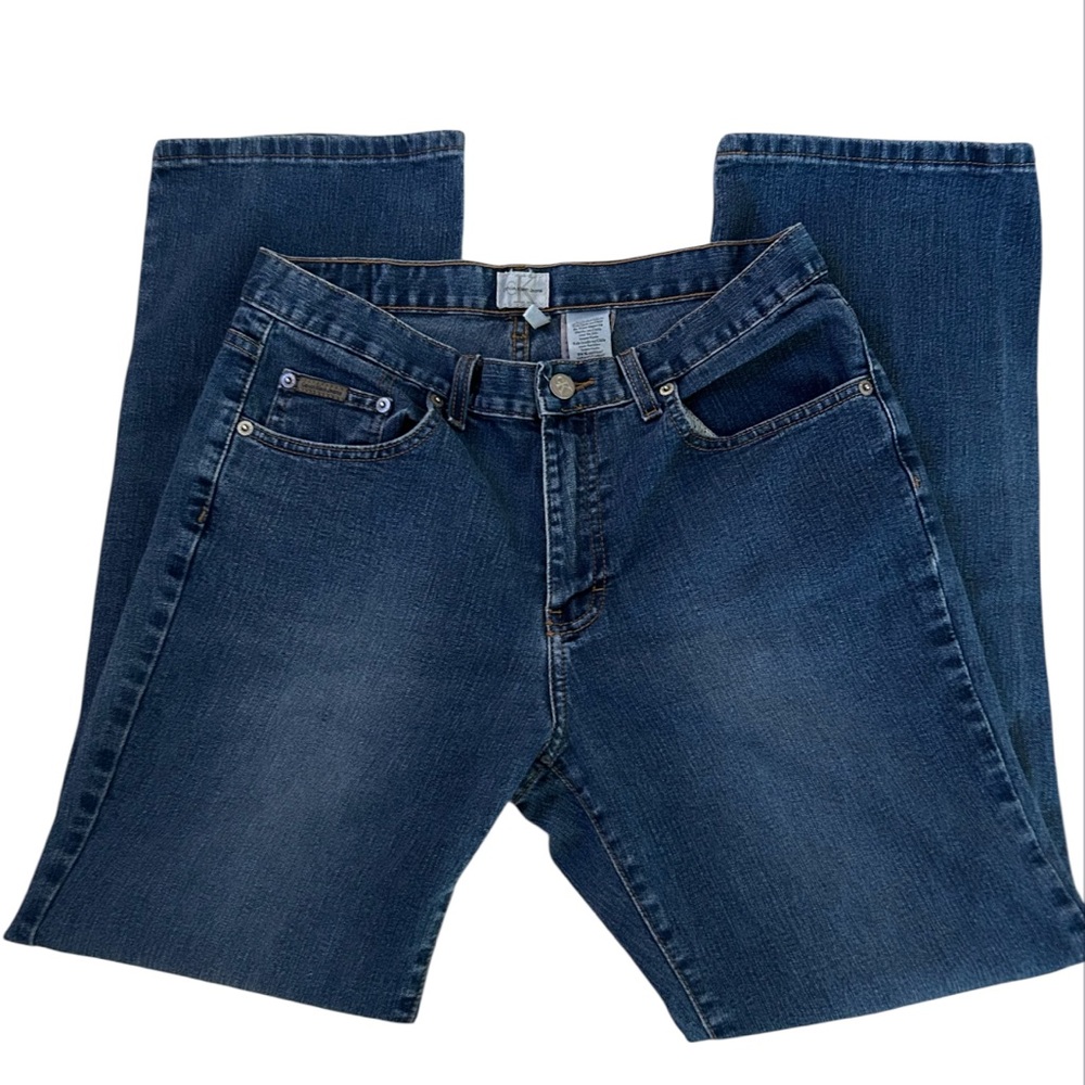 Calvin Klein Jeans Women’s Size 10 Dark Vintage Wash Straight Leg 30x30